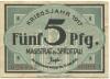 Sprottau (heute: PL-Szprotawa - Stadt) - 1917 - 31.12.1918 - 5 Pfennig