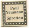 Sprottau (heute: PL-Szprotawa) - Neumann, Paul - -- - 1 Pfennig