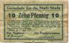 Stade - Stadt - 15.6.1917 - 15.10.1919 - 10 Pfennig 