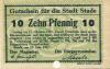 Stade - Stadt - 15.6.1917 - 15.10.1919 - 10 Pfennig 
