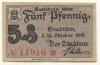 Stadtilm - Stadt - 16.10.1918 - 5 Pfennig 