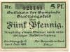 Stadtlengsfeld (heute: Dermbach) - Gemeinde - 1.7.1917 -  5 Pfennig 