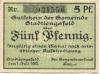 Stadtlengsfeld (heute: Dermbach) - Gemeinde - 1.7.1917 -  5 Pfennig 