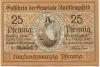 Stadtlengsfeld (heute: Dermbach) - Gemeinde - 1.9.1919 - 25 Pfennig 