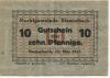 Stammbach - Marktgemeinde - 15.5.1917 - 10 Pfennig 