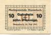 Stammbach - Marktgemeinde - 15.5.1917 - 10 Pfennig 