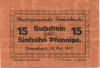 Stammbach - Marktgemeinde - 15.5.1917 - 15 Pfennig 
