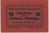Stammbach - Marktgemeinde - 15.5.1917 - 15 Pfennig 