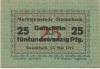 Stammbach - Marktgemeinde - 15.5.1917 - 25 Pfennig 