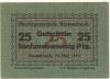 Stammbach - Marktgemeinde - 15.5.1917 - 25 Pfennig 