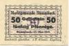 Stammbach - Marktgemeinde - 15.5.1917 - 50 Pfennig 