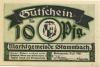 Stammbach - Marktgemeinde - 1.7.1921 - 10 Pfennig 