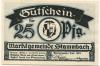 Stammbach - Marktgemeinde - 1.7.1921 - 25 Pfennig 