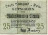 Stargard - Stadt - 1.8.1920 - 25 Pfennig 