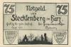Stecklenberg (heute: Thale) - Gemeinde - September 1921 - 75 Pfennig 