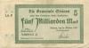 Steinen - Gemeinde - 26.10.1923 - 5 Milliarden Mark 