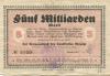 Stendal - Kreis - 25.10.1923 - 5 Milliarden Mark 