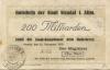 Stendal - Stadt - 12.11.1923 - 200 Milliarden Mark 