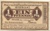 Stendal - Mannschaftsgefangenenlager - 1.11.1916 - 1 Pfennig