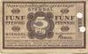 Stendal - Mannschaftsgefangenenlager - 1.11.1916 - 5 Pfennig 