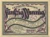 Stettin (heute: PL-Szczecin) - Kreis Randow - 1.9.1921 - 30.6.1922 - 50 Pfennig 