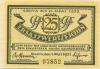 Stettin (heute: PL-Szczecin) - Stadt - 1.5.1921 - 31.3.1922 - 25 Pfennig 