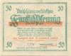Stöckheim (heute: Northeim) - Gemeinde - 17.11.1920 - 50 Pfennig 