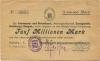 Stollberg - Amtshauptmannschaft - 9.8.1923 - 5 Millionen Mark