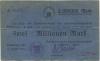 Stollberg - Amtshauptmannschaft - 15.8.1923 - 2 Millionen Mark 