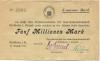 Stollberg - Amtshauptmannschaft - 15.8.1923 - 5 Millionen Mark 