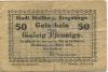 Stollberg - Stadt - März 1917 - 31.12.1918 - 50 Pfennig 