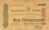 Strausberg - Gewerbebank - 15.8.1923 - 50000 Mark 