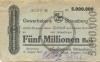 Strausberg - Gewerbebank - 15.8.1923 - 5 Millionen Mark 