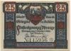 Striegau (heute: PL-Strzegom) - Stadtbank - 1.10.1920 - 25 Pfennig