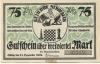 Stroebeck (heute: Halberstadt) - Gemeinde - 31.12.1921 - 75 Pfennig