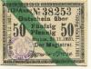 Stuhm (heute: PL-Sztum) - Stadt - 20.11.1920 - 31.12.1921 - 50 Pfennig 
