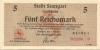 Stuttgart - Stadt - 1.5.1945 - 5 Mark 