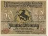 Stuttgart - Stadt - 21.4.1921 - 31.3.1924 - 50 Pfennig 