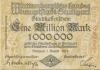 Stuttgart - Stadt - 1.8.1923 - 1 Million Mark 