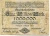Stuttgart - Stadt - 1.8.1923 - 1 Million Mark 