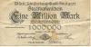 Stuttgart - Stadt - 1.8.1923 - 1 Million Mark 