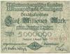 Stuttgart - Stadt - 1.8.1923 - 5 Millionen Mark 