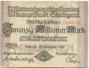 Stuttgart - Stadt - 20.9.1923 - 20 Millionen Mark 