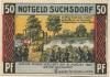 Suchsdorf (heute: Kiel) - Gemeinde - - 31.8.1921 - 50 Pfennig 