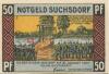 Suchsdorf (heute: Kiel) - Gemeinde - - 31.8.1921 - 50 Pfennig 
