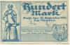 Suhl - Stadt - 28.9.1922 - 100 Mark 