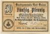 Sulza (Bad) - Stadt - 25.2.1920 - 50 Pfennig 