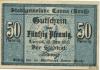 Tanna - Stadt - 12.1.1917 - 50 Pfennig 