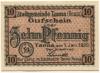 Tanna - Stadt - 1.1.1920 - 10 Pfennig 