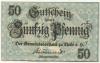 Thale - Stadt - 1918 - 31.12.1919 - 50 Pfennig 